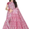 TAMAIRA FASHION Women's Plain Weave Pure Cotton Saree Without Blouse Piece