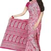 TAMAIRA FASHION Women's Plain Weave Pure Cotton Saree Without Blouse Piece